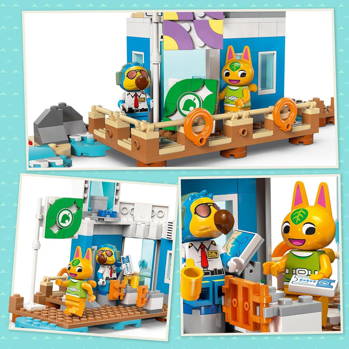 LEGO Animal Crossing Fly with Dodo Airlines Airport Playset, Plane Toy for 7 Plus Year Old Girls & Boys, with a Pilot Minifigure, Set Inspired by the Video Game Series, Birthday Gift for Kids 77051