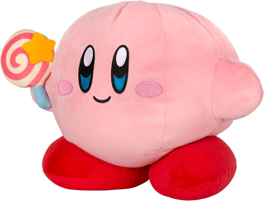 Club Mocchi Mocchi Mega 15 Inch Kirby Plush with Invincible Candy – Collectible Kirby Toys for Ages 3+ Years
