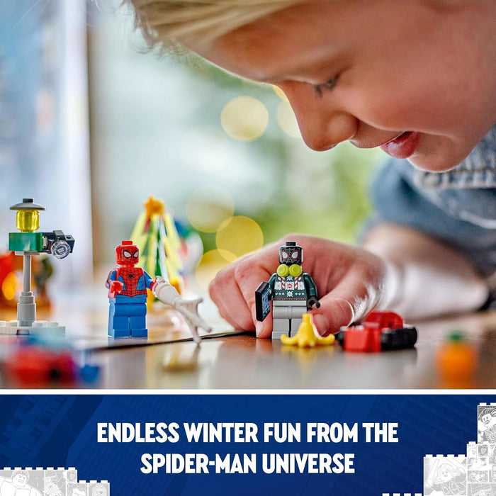 LEGO Marvel Spider-Man Advent Calendar 2024, Buildable Christmas Countdown Toy for Kids, with 24 Super Hero Surprises Including 5 Minifigures, Festive Gift for 7 Plus Year Old Boys and Girls 76293