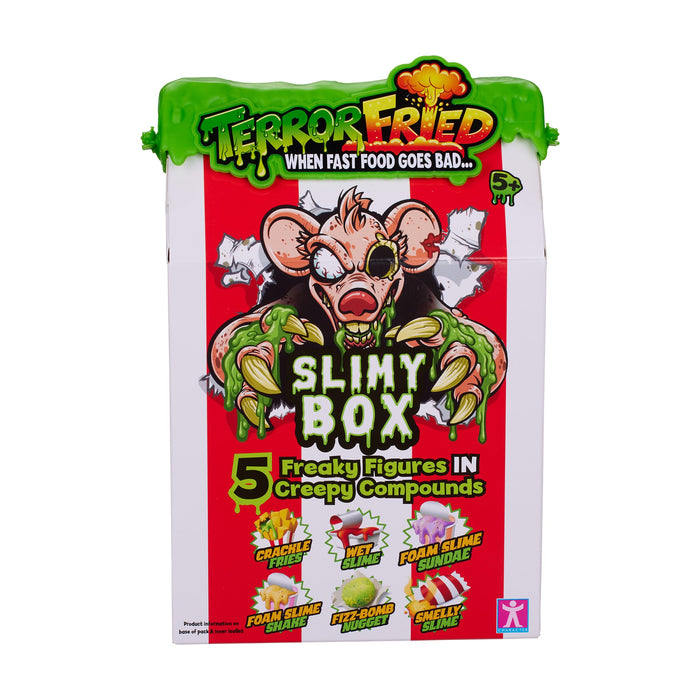 Terror Fried 08094 Slimy Box, When Fast Food Goes Bad, Gross collectables with Slime, Boys Aged 4-10, Multiple Compound Play, Multicolour