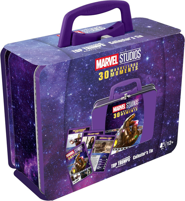 Top Trumps Marvel 30 Moments Tin Educational Entertaining card game for 2 plus players makes a great gift for ages 12 plus