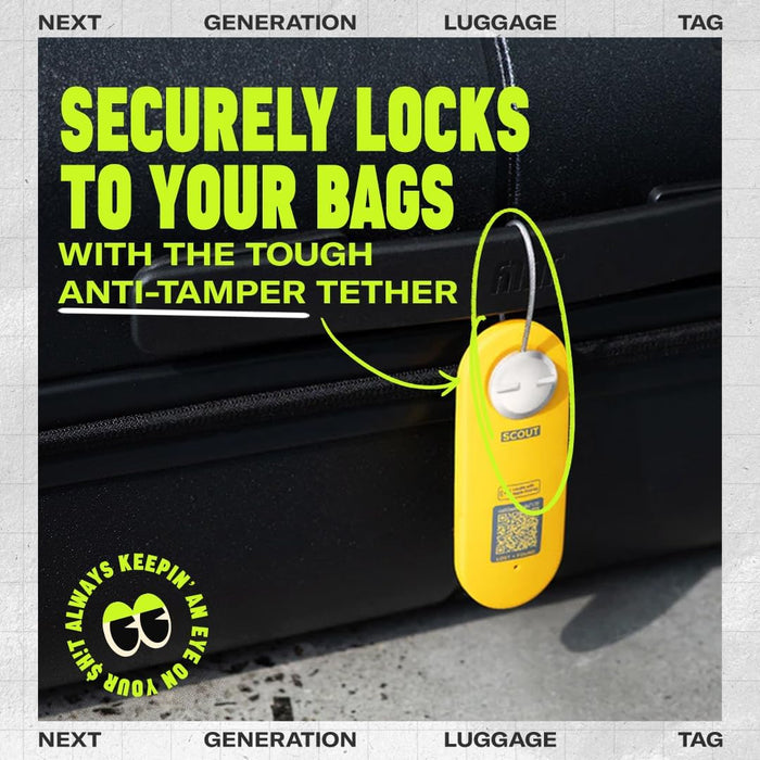 Knog Knog Scout Travel Luggage Alarm and Finder - Red