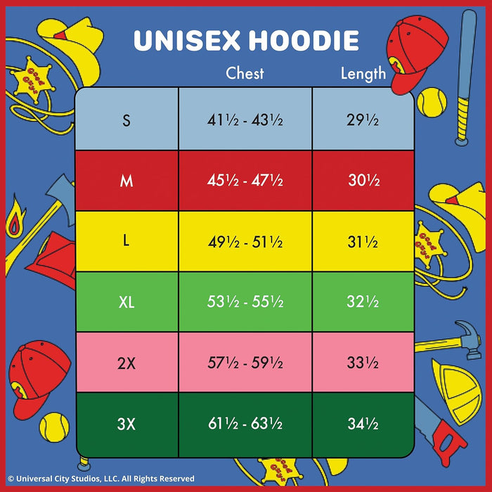 Loungefly Universal Childs Play Chucky Hooded Sweatshirt 2X