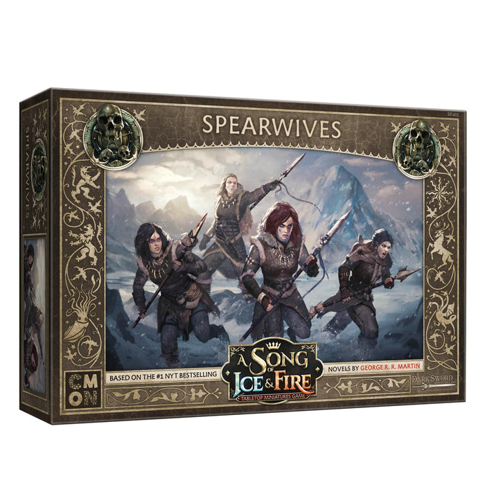 CMON | A Song of Ice and Fire: Spearwives Expansion | Miniatures Board Game | Ages 14 Plus | 2 Players | 45-60 Minutes Playing Time Free Folk Free Folk Spearwives