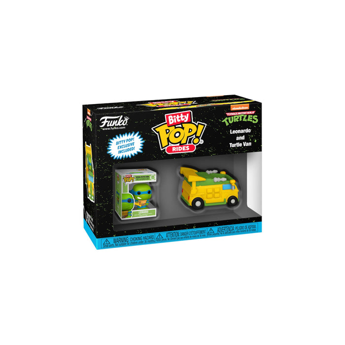 Bitty Pop! Rides Leonardo with Turtles Van