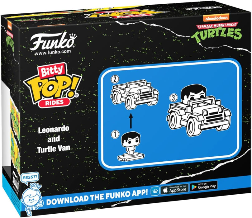 Bitty Pop! Rides Leonardo with Turtles Van