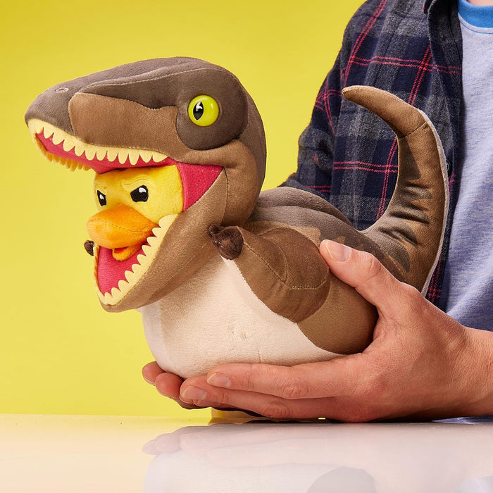 TUBBZ Plush: Jurassic Park - Velociraptor Cosplaying Rubber Duck Soft Plush Collectible Toy
