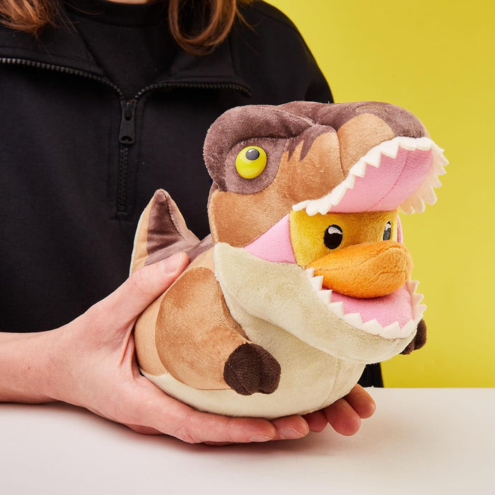 TUBBZ Plush: Jurassic Park - T-Rex Cosplaying Rubber Duck Soft Plush Collectible Toy