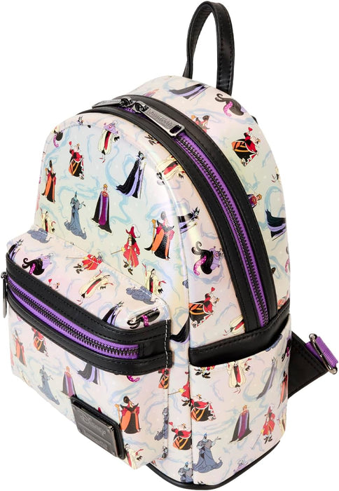 Loungefly Disney Villains Iridescent Mini Backpack