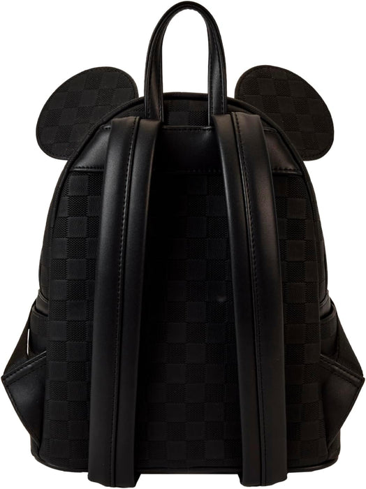 Loungefly Mickey Mouse Checkered Texture Mini Backpack