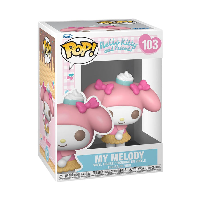 Funko POP! Sanrio: Hello Kitty - My Melody - (IC) - Collectable Vinyl Figure - Gift Idea - Official Merchandise - Toys for Kids & Adults - Cartoons Fans - Model Figure for Collectors and Display