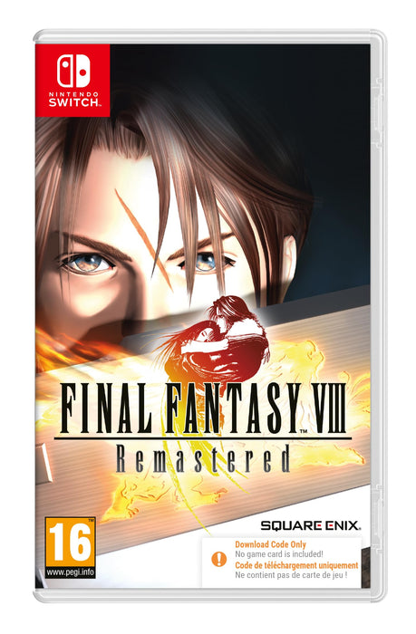 Final Fantasy VIII Remastered - Switch Code in box