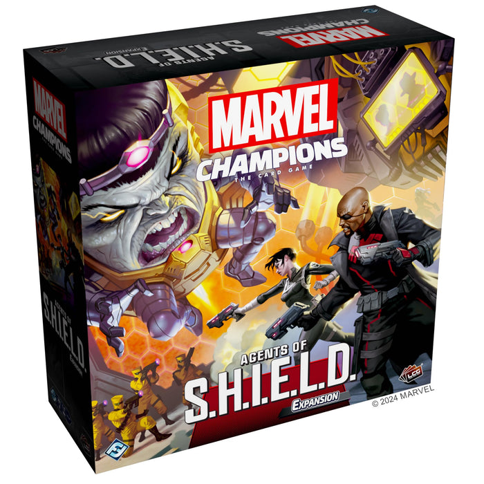 Fantasy Flight Games | Marvel Champions: Agents of S.H.I.E.L.D Expansion | Cooperative Card Game | Ages 14+ | 1-4 Players | 90+ Minutes Playing Time