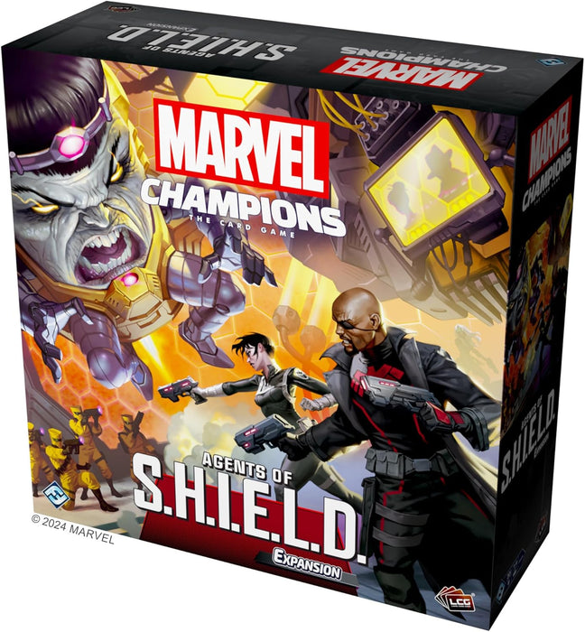 Fantasy Flight Games | Marvel Champions: Agents of S.H.I.E.L.D Expansion | Cooperative Card Game | Ages 14+ | 1-4 Players | 90+ Minutes Playing Time