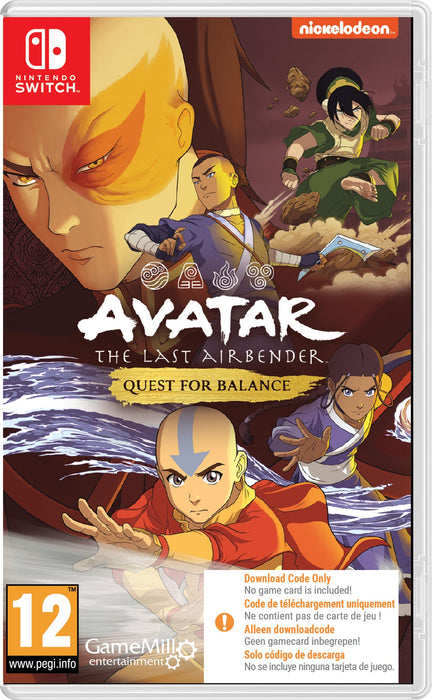 Avatar The Last Airbender Quest for Balance (Code in Box)