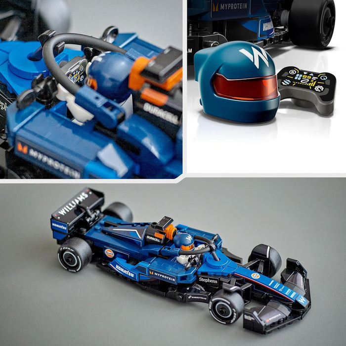 LEGO Speed Champions Williams Racing FW46 F1 racewagen Auto Speelgoed voor 10 jaar en Ouder met Formule 1 Coureur Minifiguur, Cadeau voor Jongens, Meisjes en Volwassen Fans van Motorsport 77249