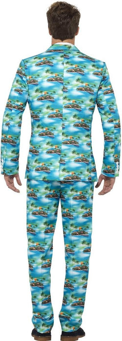 Smiffys Aloha! Suit, Blue (Size M)