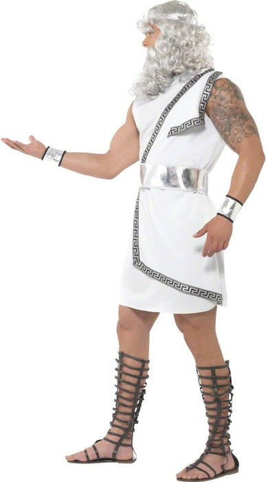 Smiffys Zeus Costume, White (Size M)