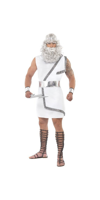 Smiffys Zeus Costume, White (Size M)