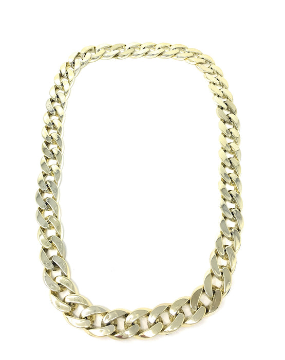 Smiffys Chunky Necklace, Gold