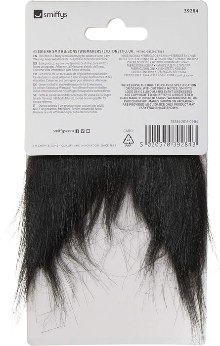 Smiffys Big & Bushy Gringo Tash, Black