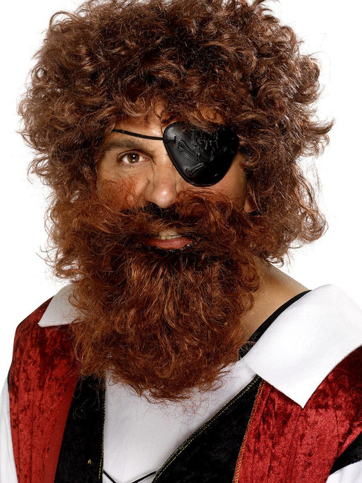 Smiffys Deluxe Pirate Beard, Brown