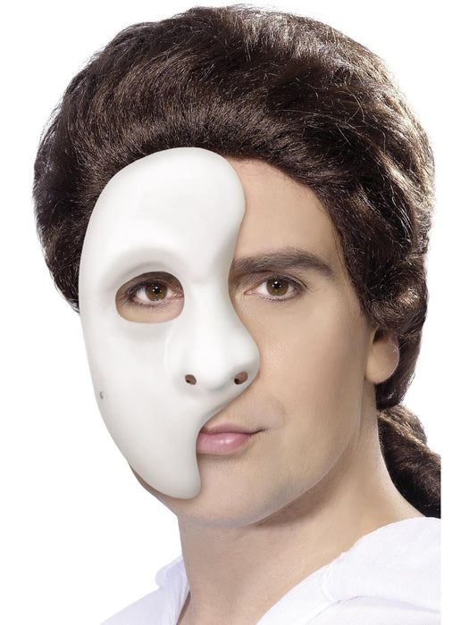 Smiffys Phantom Mask, White