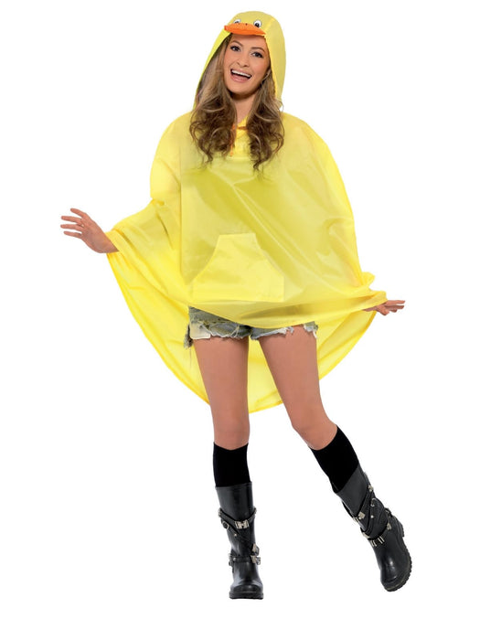 Smiffys Duck Party Poncho, Yellow