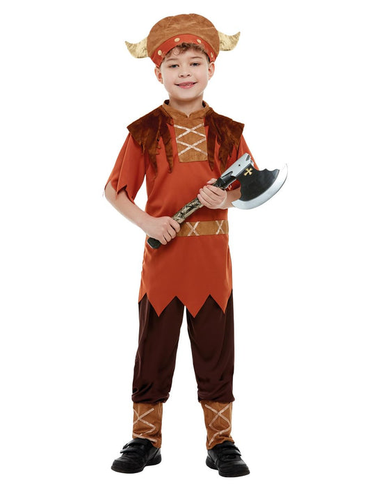 Smiffys Viking Costume, Brown (Size T)