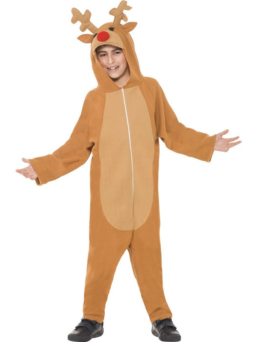 Smiffys Reindeer Costume, Brown (Size M)