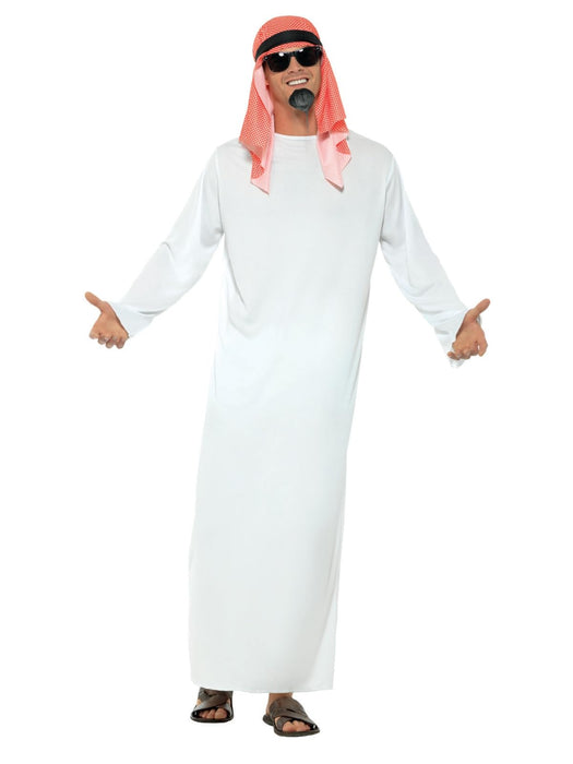 Smiffys Fake Sheikh Costume, White (Size L)