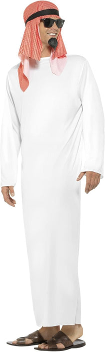 Smiffys Fake Sheikh Costume, White (Size L)