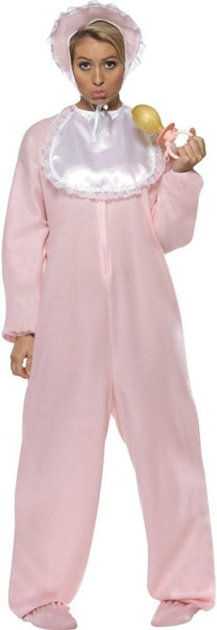 Smiffys Baby Romper Costume, Pink