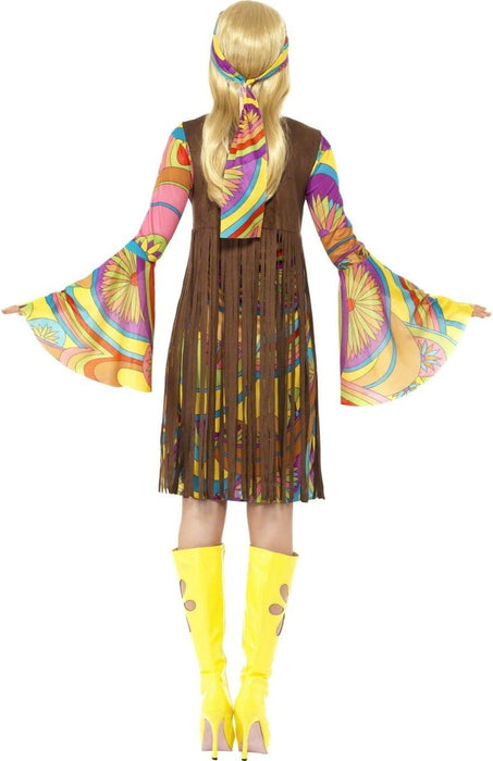 Smiffys 60s Groovy Lady, Brown (Size M)