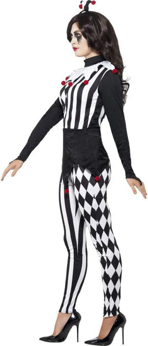 Smiffys Female Jester Costume, Black (Size M)