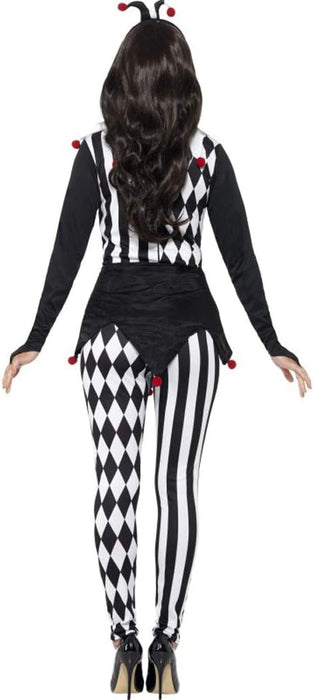 Smiffys Female Jester Costume, Black (Size M)