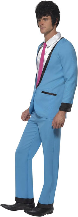 Smiffys Teddy Boy Costume, Blue (Size XL)