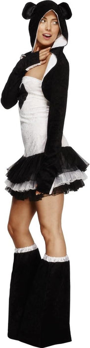 Smiffys Fever Panda Costume, Tutu Dress, Black & White (Size M)