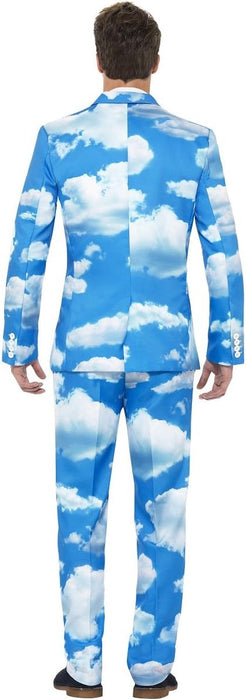 Smiffys Sky High Suit, Blue (Size L)