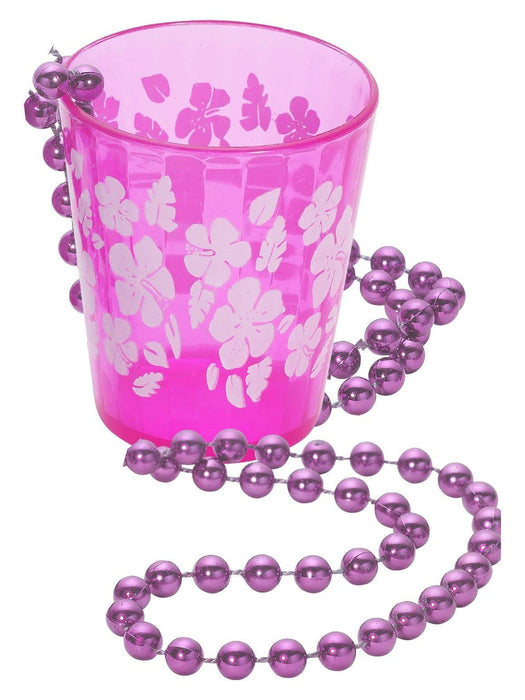 Smiffys Shot Glass on Beads, Pink