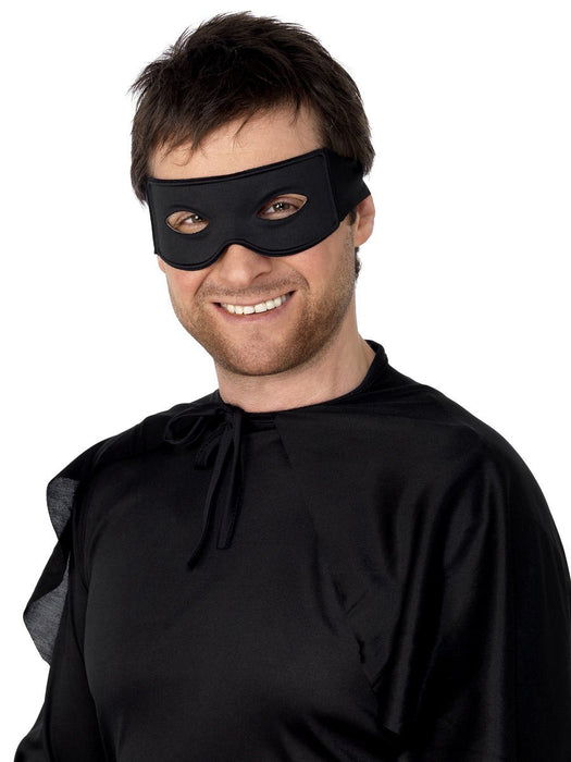 Smiffys Bandit Eyemask and Tie Scarf, Black