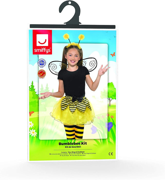 Smiffys Bumblebee Kit, Black & Yellow