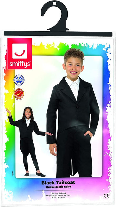 Smiffys Tailcoat, Black (Size S)