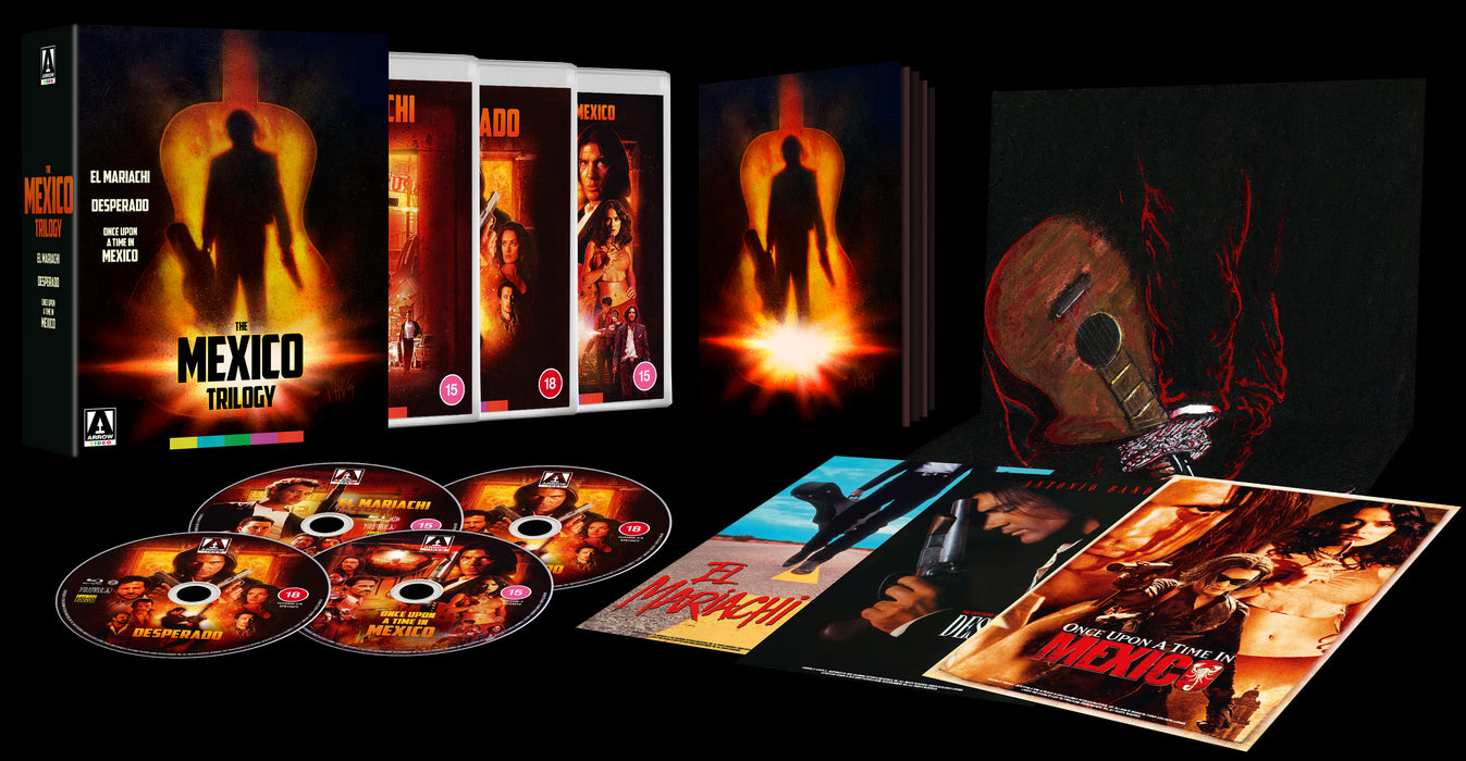 The Mexico Trilogy: El Mariachi, Desperado & Once Upon a Time in Mexico Limited Edition 4K UHD + Blu-ray