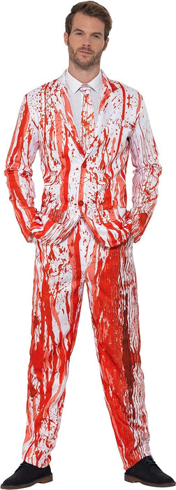 Smiffys Blood Drip Suit, Red (Size L)