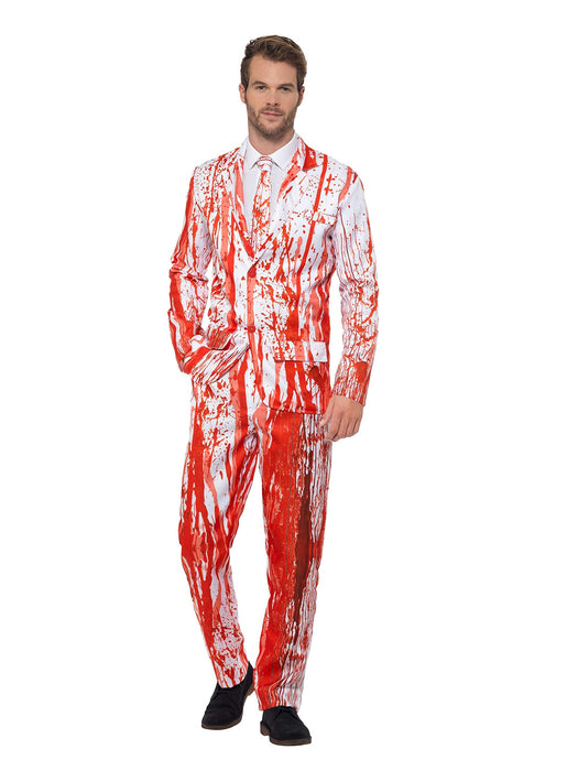 Smiffys Blood Drip Suit, Red (Size L)