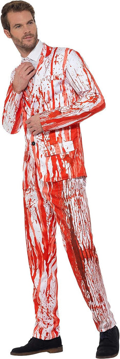 Smiffys Blood Drip Suit, Red (Size L)