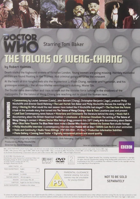 Doctor Who Revisitations, Vol. 1 (The Caves of Androzani / The Talons of Weng-Chiang / Doctor Who: The Movie)