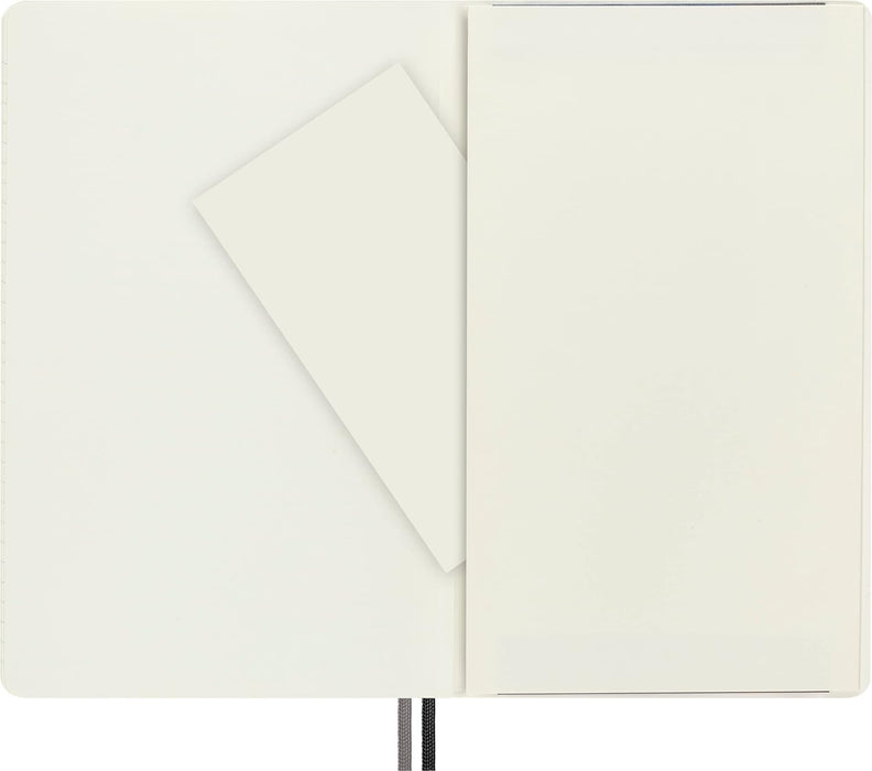 Moleskine - Classic Expanded Ruled Paper Notebook - Soft Cover and Elastic Closure Journal - Color Black - Size Large 13 x 21 A5 - 400 Pages Soft Cover Ruled