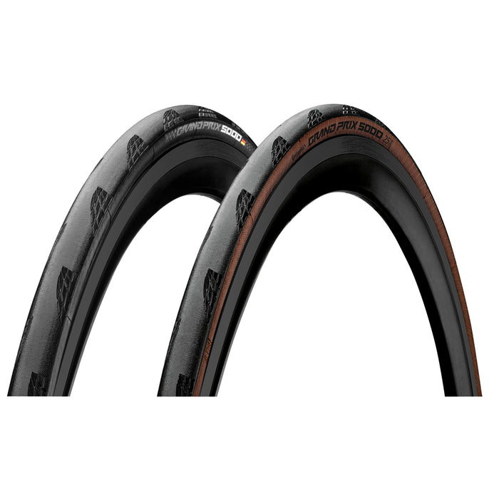 Continental Grand Prix 5000 Tyre Foldable Blackchili Compound Black/Black 700X25C